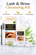 Ammuri Lash & Brow Cleansing Kit: Eyelash Extension Shampoo Kit